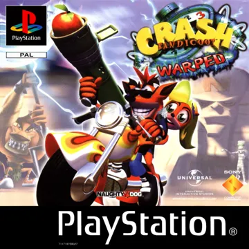 Crash Bandicoot 3 - Warped (EU) box cover front